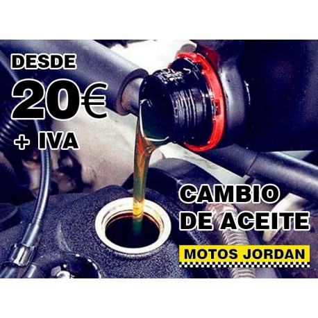 Cambio de aceite - Motos Jordan